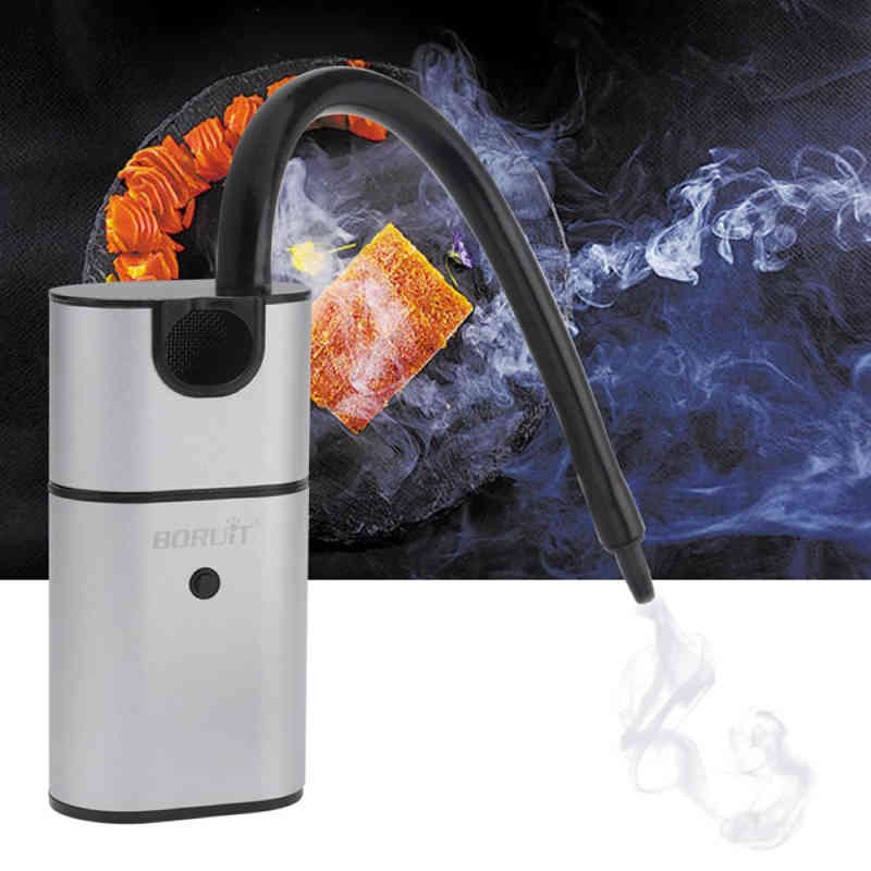 

Smoker Molecular Cuisine Cocktail Steak Hand-held Smoker Sawdust Barbecue Kitchen Tool Cold Smoke Generator BBQ Accessories 210326