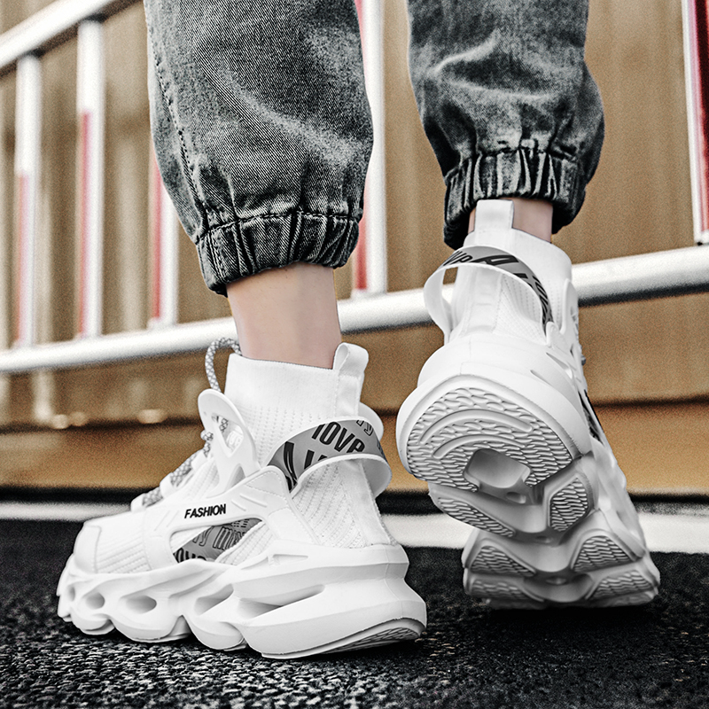 

2021 Men Running Shoes Black Yellow White fashion mens Trainers Breathable Sports Sneakers Size 39-46 wd