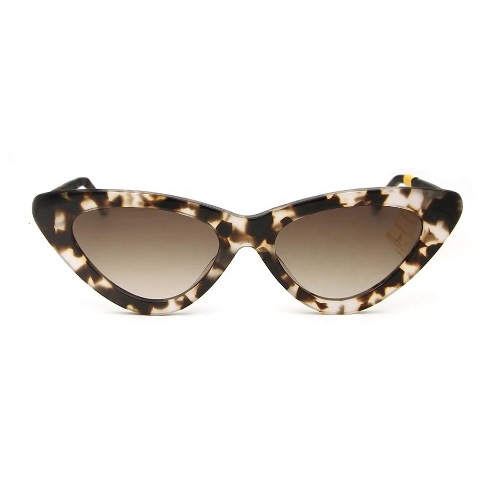 

Highend accessories Brand Digner retro Shad Cat Eye sunglass Vintage acetate CR lens UV Sun Glass oculos de sol, Black