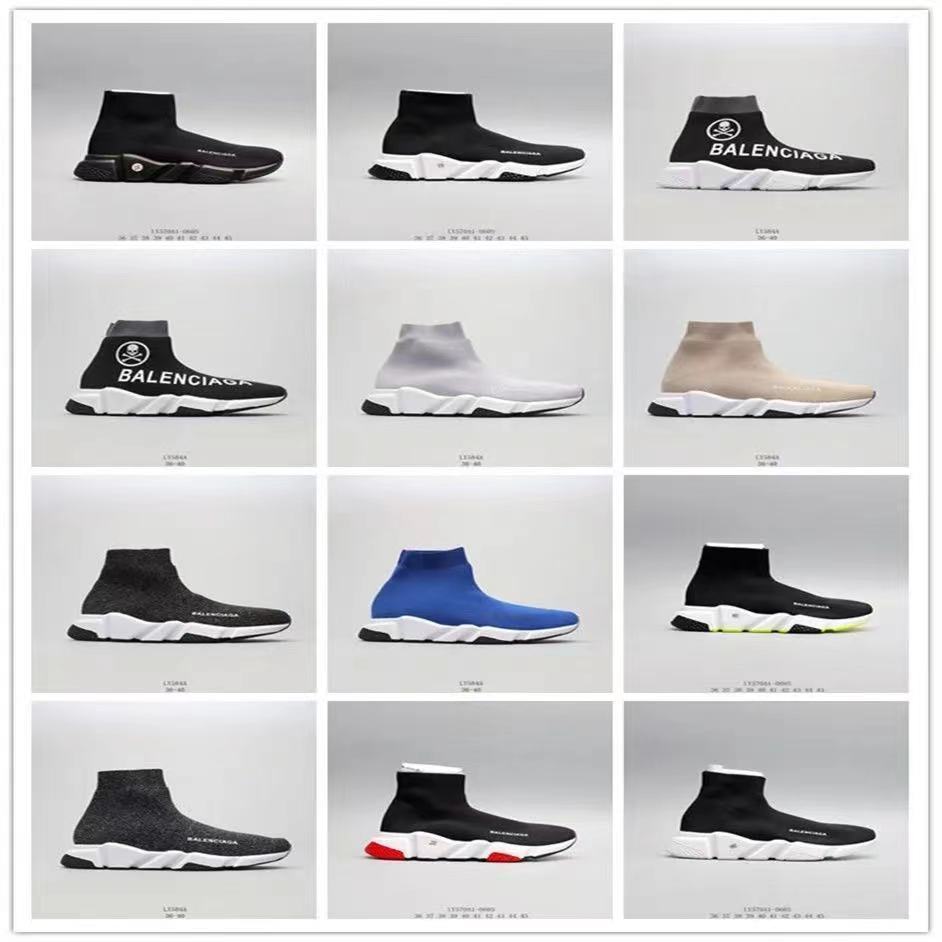 

LV LOUIS SHOES VITTON Luxury Mens sock Casual shoes Platform womens Sneakers speed trainer 2.0 Triple Black White Classic with L