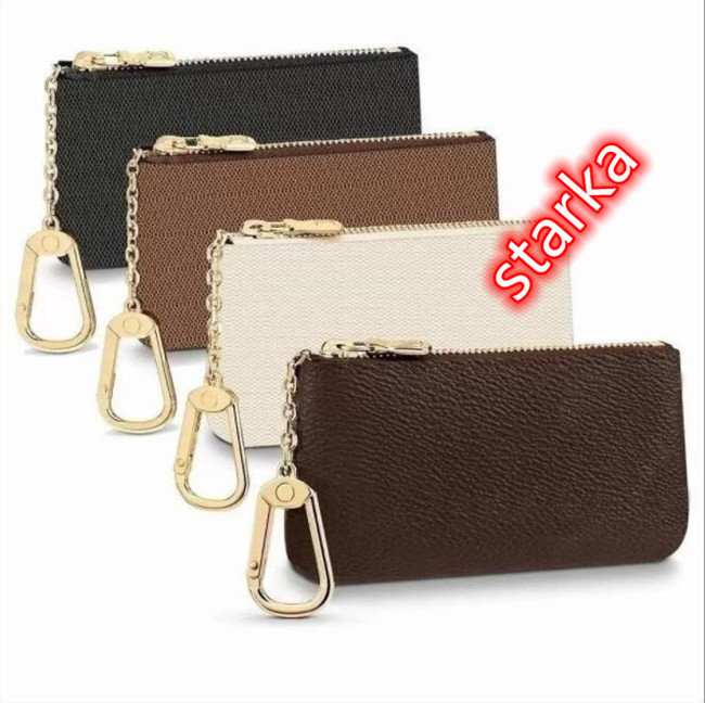 

KEY POUCH POCHETTE CLES Designers Mini Wallet Fashion Womens Mens Key Ring Credit Card Holder Coin Purse Luxury Bags, No bag