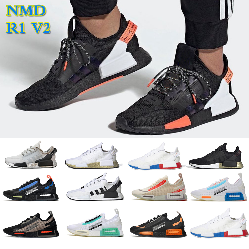 NMD R1 V2 3 Runner Hommes Femmes Courant Chaussures Casual Mexico City Oreg Og Pink Triple Triple Core Black Europe Exclusive Lush Red Mens Sneak