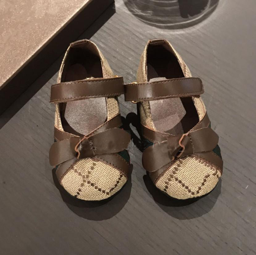 

2022 INS Baby Girls Shoes First Walkers Princess Kids Newborn Toddlers Leather Canvas Prewalker Comfortable 1-3 Years Old Top quality, Pink