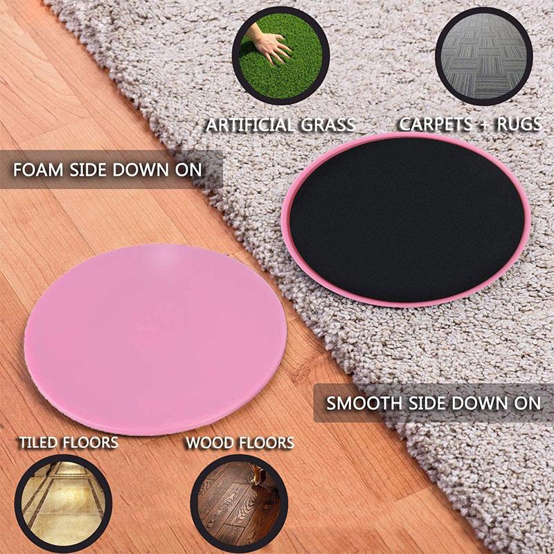 

Push Up Home Gym Muscle Training 2Pcs Exercise Sliding Gliding Discs Fitness Abdominal Yoga Equipment Accessories