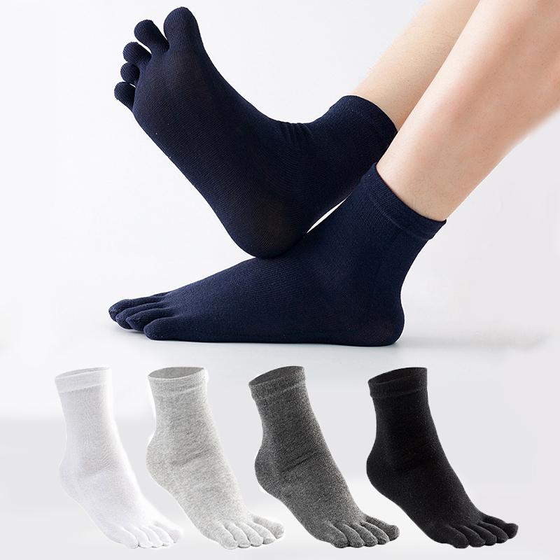 

Men's Socks Man Tabi Toe Men Women Black White Cotton Deodorant Breathable Kimono Flip Flop Wives With Separate Toes Sox