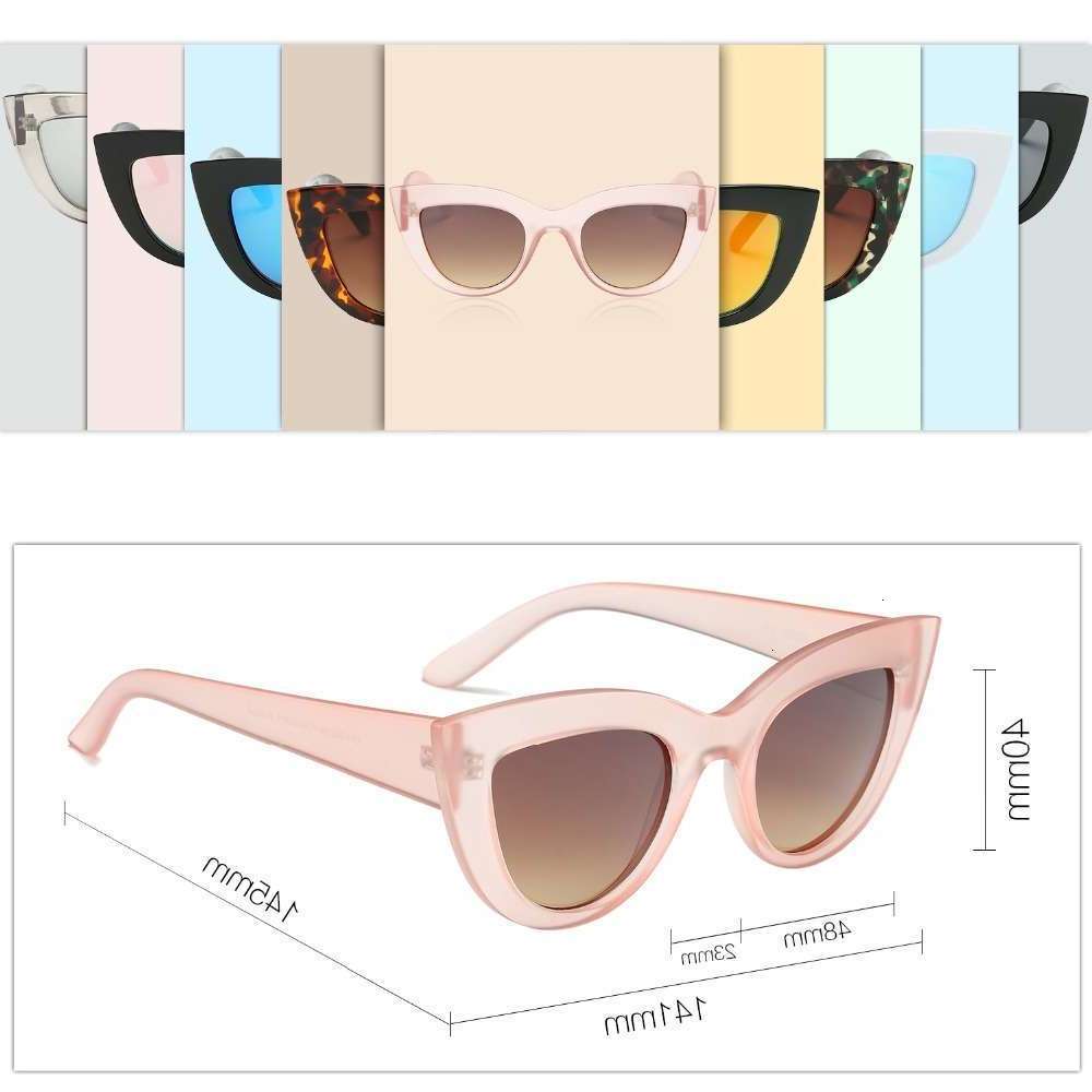 

sunglasses Fashionable sun frames Style plastic CatEye Sunglasses Fashion Shades black women Accessories UV400 Sun Glasses oculos de sol SOJOS