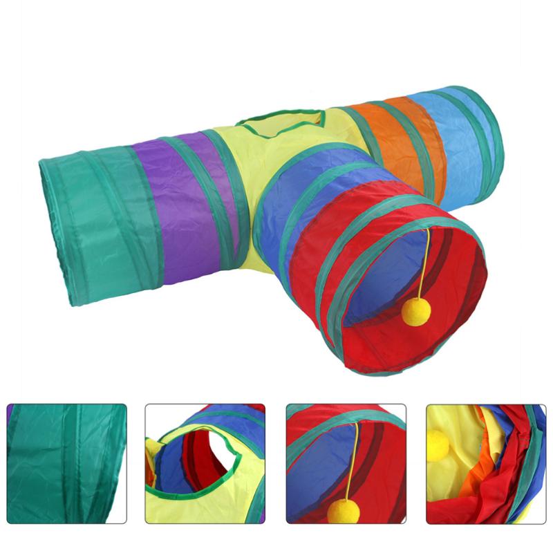 

1pc Foldable Cat Tent Tunnel Plaything Supplies Educational Dog Car Seat Covers