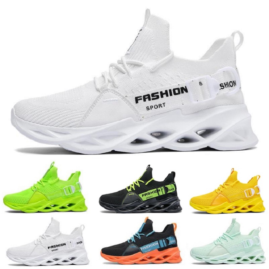 

style71 39-46 fashion breathable Mens womens running shoes triple black white green shoe outdoor men women designer sneakers sport trainers oversize, Color#7