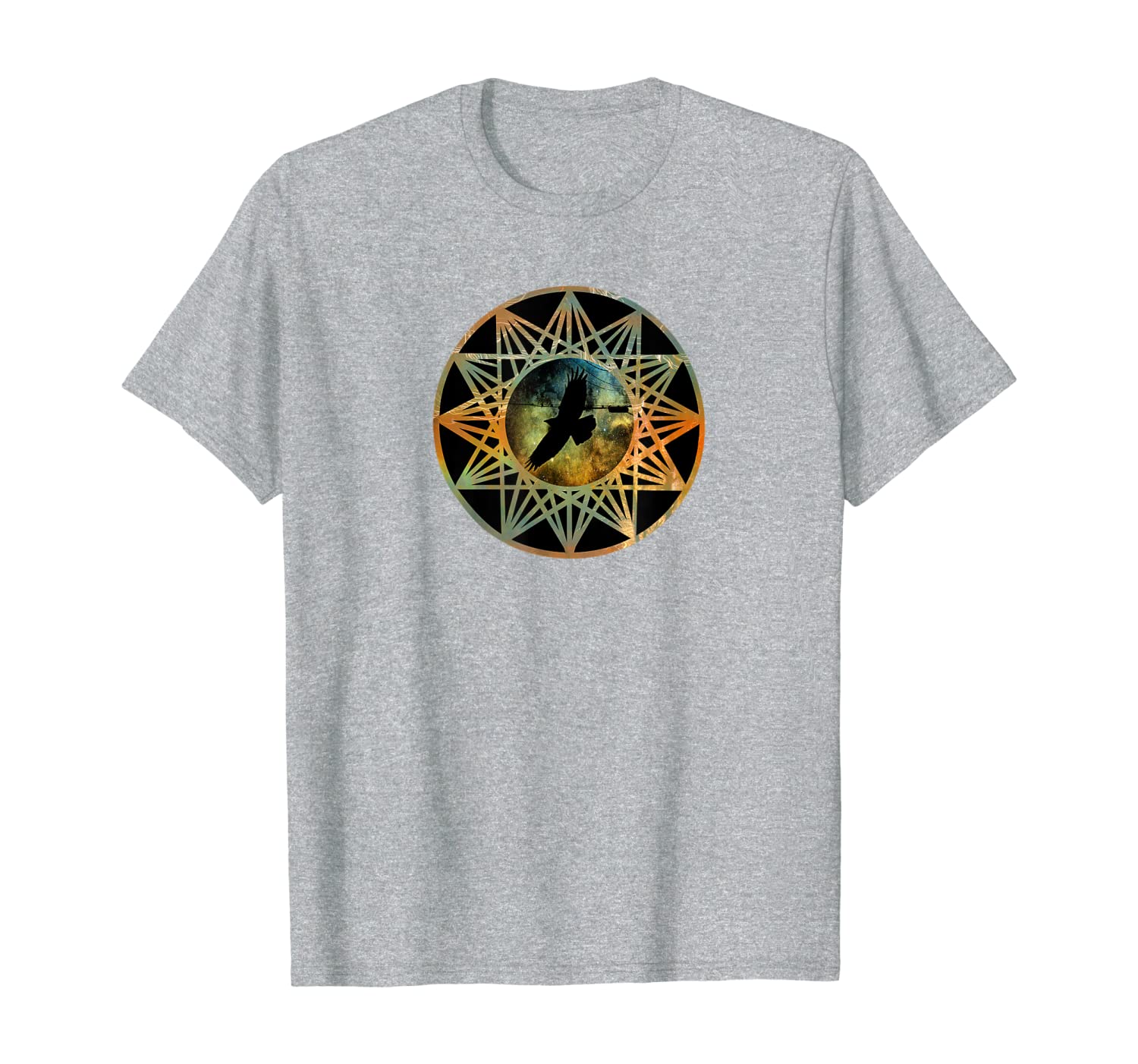 Crow Shirt - Icarus - Crow Raven Sun Art T-Shirt-image-702607044