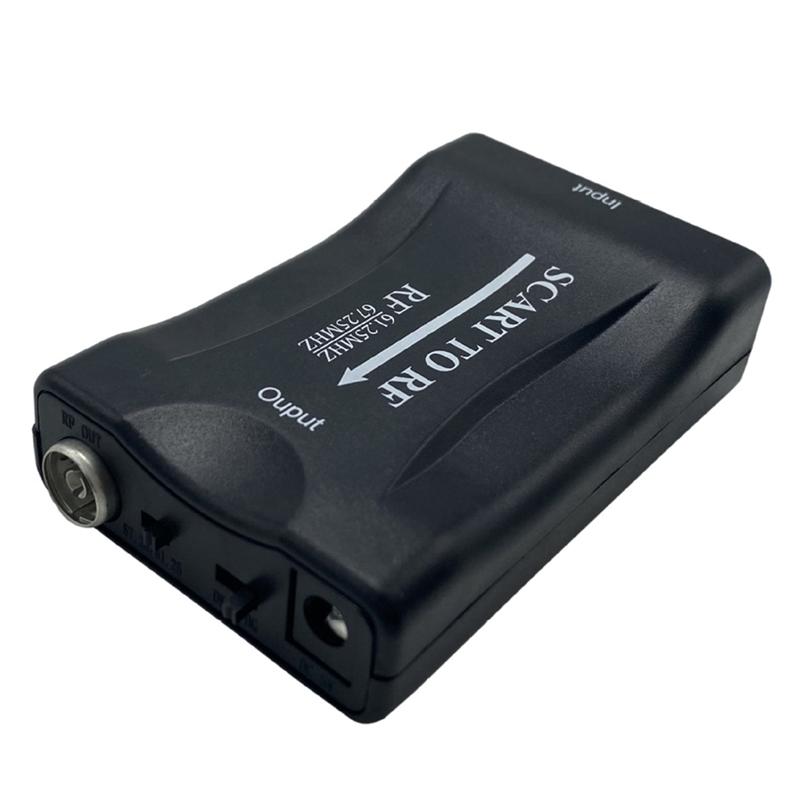 

Signal Converter, Scart To Rf Video Converter Is Suitable For Closed-Circuit Surveillance, Camera, Tv Computer Cables & Connectors