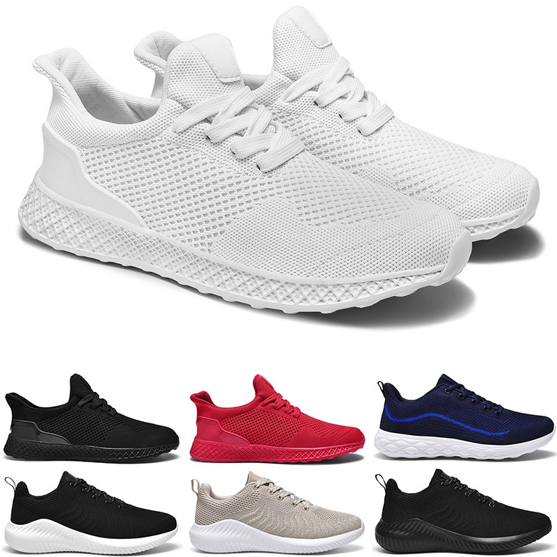 

men running shoes classic white mesh sneaker breathable outdoor soft jogging walking tennis shoe sports sneakers, Color 6