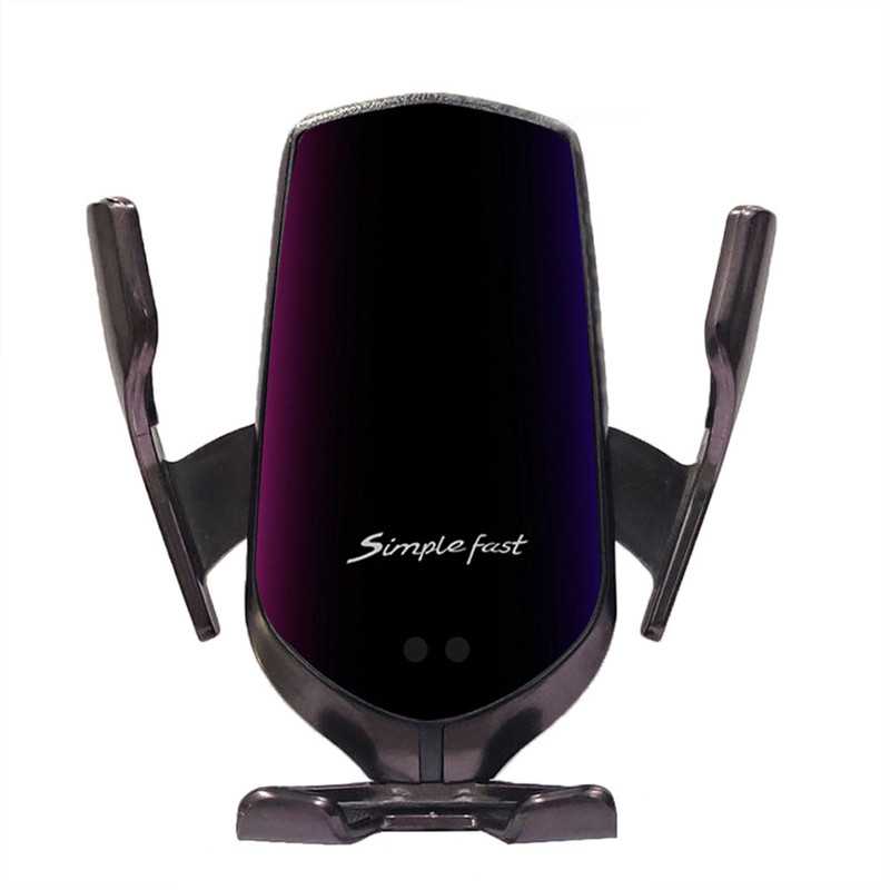 

Top Quality R1 Car Wireless Charger Automatic Clamping 10W Qi Fast Charging Holder For iPhone Samsung Huawei Air Vent Phone Holders With Retail Packing