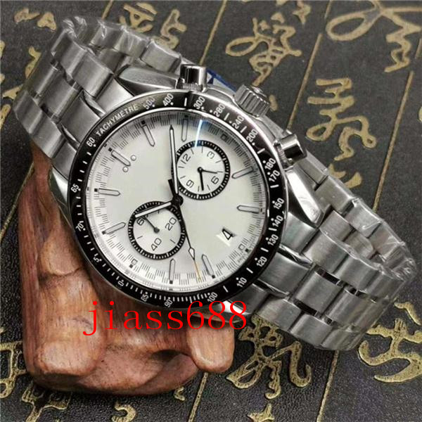 

2021 quartz watch movement sea mater watches men steel wristwatches chronograph all work well, Slivery;brown