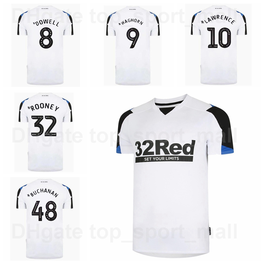 

2021 2022 Derby County Soccer Jersey 13 KAZIM-RICHARDS 9 WAGHORN 4 SHINNIE 10 LAWRENCE 38 KNIGHT 5 BIELIK 7 JOZWIAK BYRNE SIBLEY FORSYTH BUCHANAN Football Shirt Kits, White