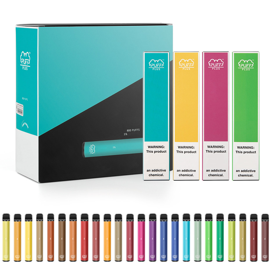 

Puff Plus 800puffs Disposable Vape Pen E Cigarette Device With Security Code 550mAh Battery 3.2ml Pods Pre-Filled Cartridges Puff Bar Kit VAPES PUFFS BARS