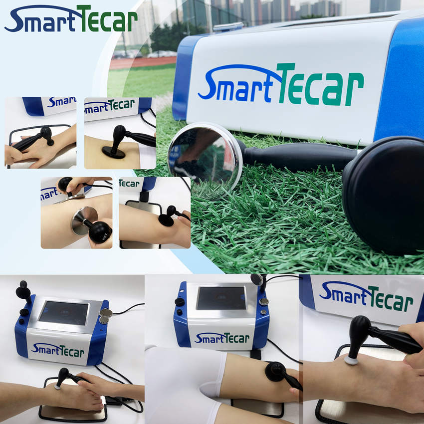 Portable High Quality Capacitive and resisitive energy transfer tecar short wave diathermy Muscle Relaxation physiotherapy machine-image-699260937