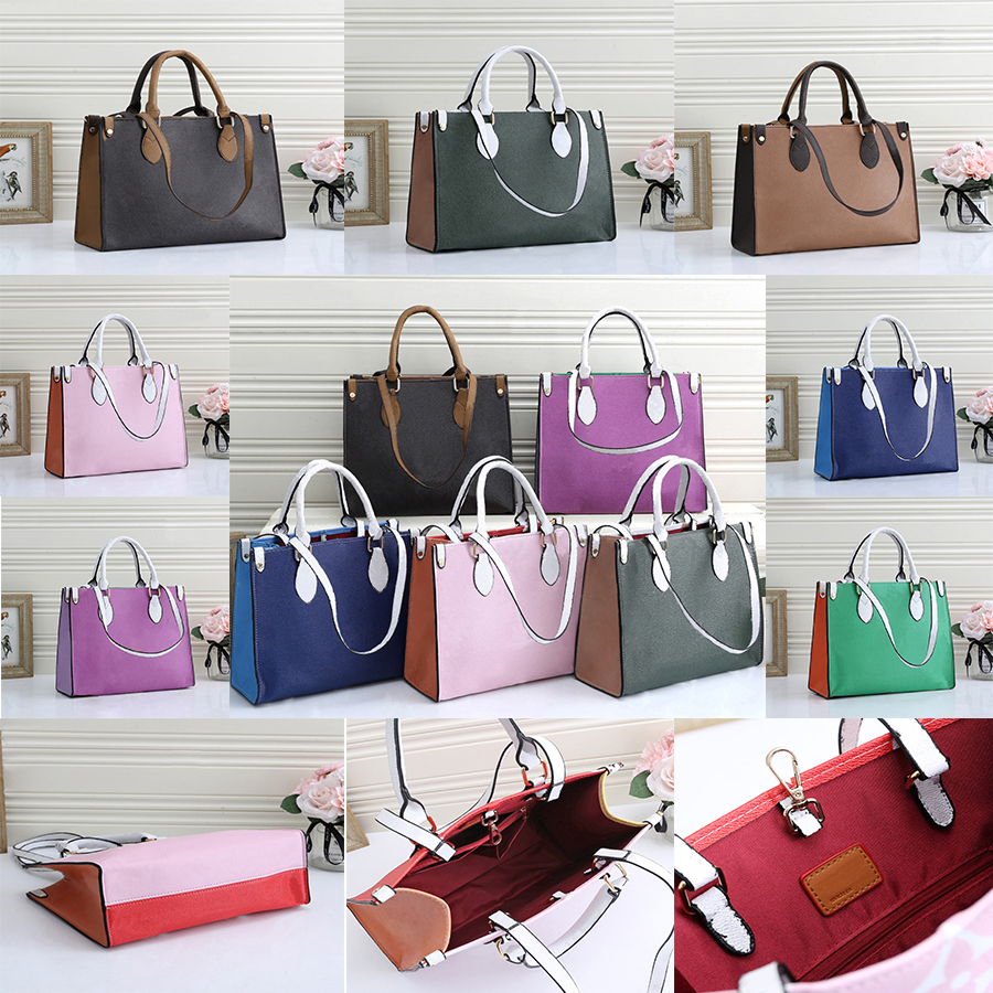 

SELL WELL Fashion woman Totes Handbag Genuine Leather Classic pattern Design Super Large Capacity High Quality Gifts bags 01, Dustbag