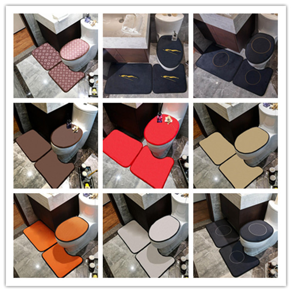 

Hipster Toilet Seat Covers Sets Indoor Top Quality Door Mats Suits Luxury Eco Friendly Bathroom Designer Accessorie