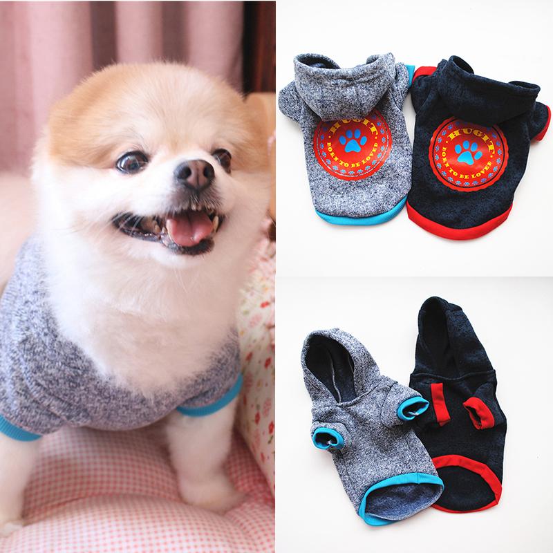 

Dog Apparel 1 PC Wool Fleece Puppy Hoodies Cute Winter Warm Soft Jumpsuit Coat Outfit Outdoor For Small Dogs Outwear Products Supplies