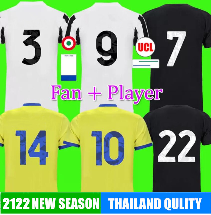 

DUSAN VLAHOVIC Soccer Jersey DYBALA CHIESA 2122 MORATA ARTHUR CHIELLINI McKENNIE Men Kids Kit Football Shirt fans, 2122 third + patch