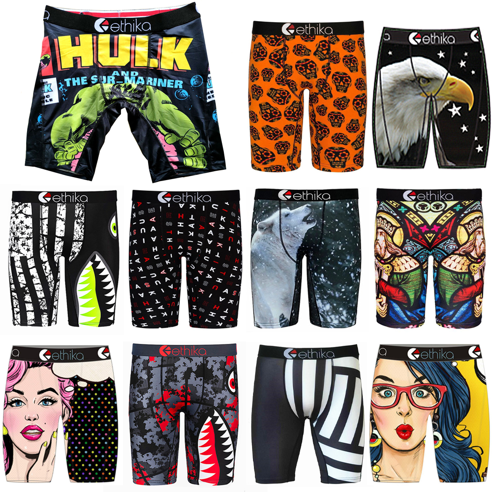 

60+colors high-quality men boxers underpants short Promotion Random styles mens underwear quick dry briefs graffiti printing swim trunks Swimming pants 01 v9mw#, I need see other product