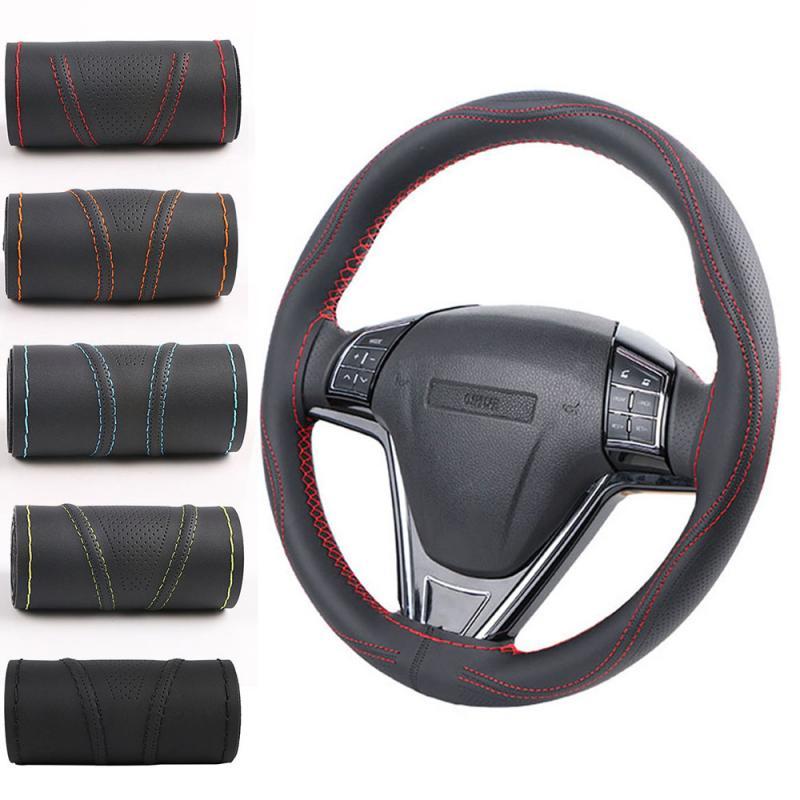 

Steering Wheel Covers 38cm Three-dimensional Anti-wear Car Cover Breathable Anti-slip Four Seasons Universal Case
