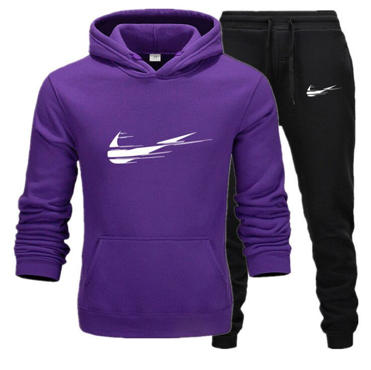 

2021 Spring Autumn man Brand Sportswear Tracksuits 2 Piece Sets Men' Clothes Hoodies+Pants Male Streetwear High Quality -XXXL