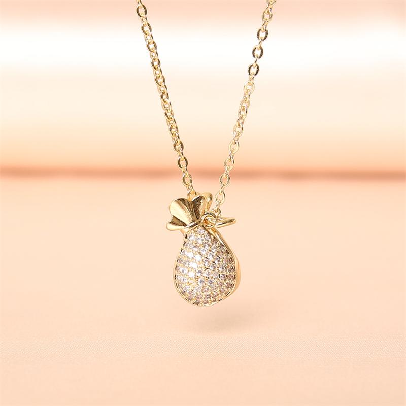 

Pendant Necklaces WeSparking EMO Collar Pearl Cubic Zirconia Fuirt Necklace For Women 2021 Trend Impact Fashion Jewelry, Silver