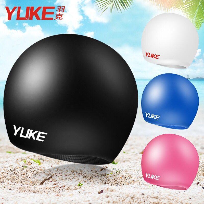 

Flexible Waterproof Swimming Cap Silicone Long Hair Adult Protect Head Cover Ear Men Women Swim Caps Pool Bath
