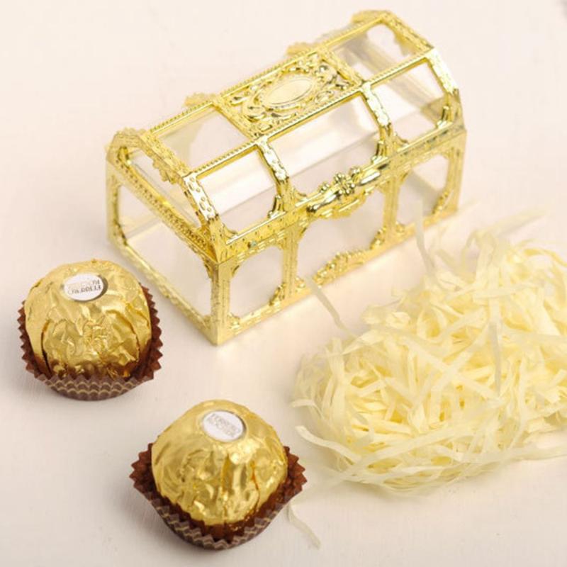

Gift Wrap Chest Shape Baby Shower Storage Box Marriage Wedding Birthday Ornaments Treat Party Supplies Candy