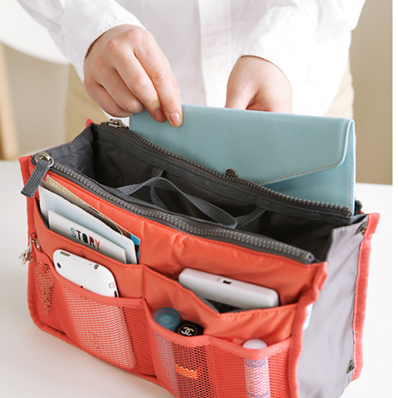 

multi function Storage Bag zipper Organizer buggy pouch fashion women travel cosmetic makeup hand bags will and sandy, As show