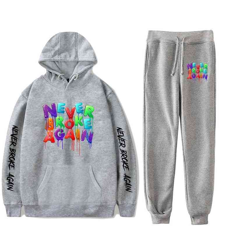 

Singer youngboy never broke again Hooded Sweater Leggings casual set, Black