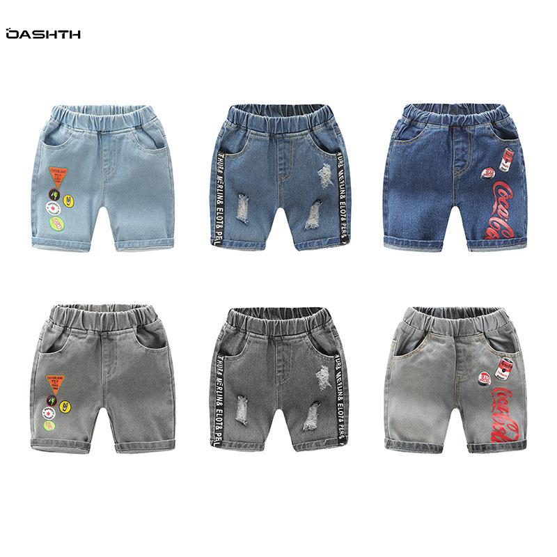 

Boys Denim Shorts Summer Children's Thin Section Pants Baby Five-point Jeans, Blue