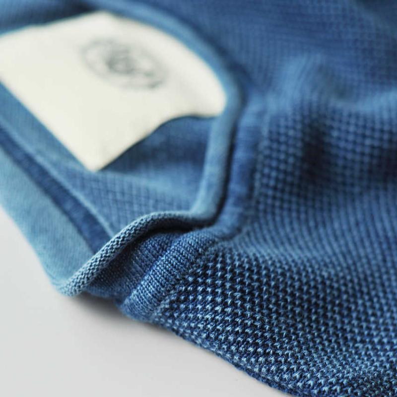 

Men's T-Shirts Red Indigo Kendo Knit Tee Shirts Vintage Men Short Sleeve Sashiko