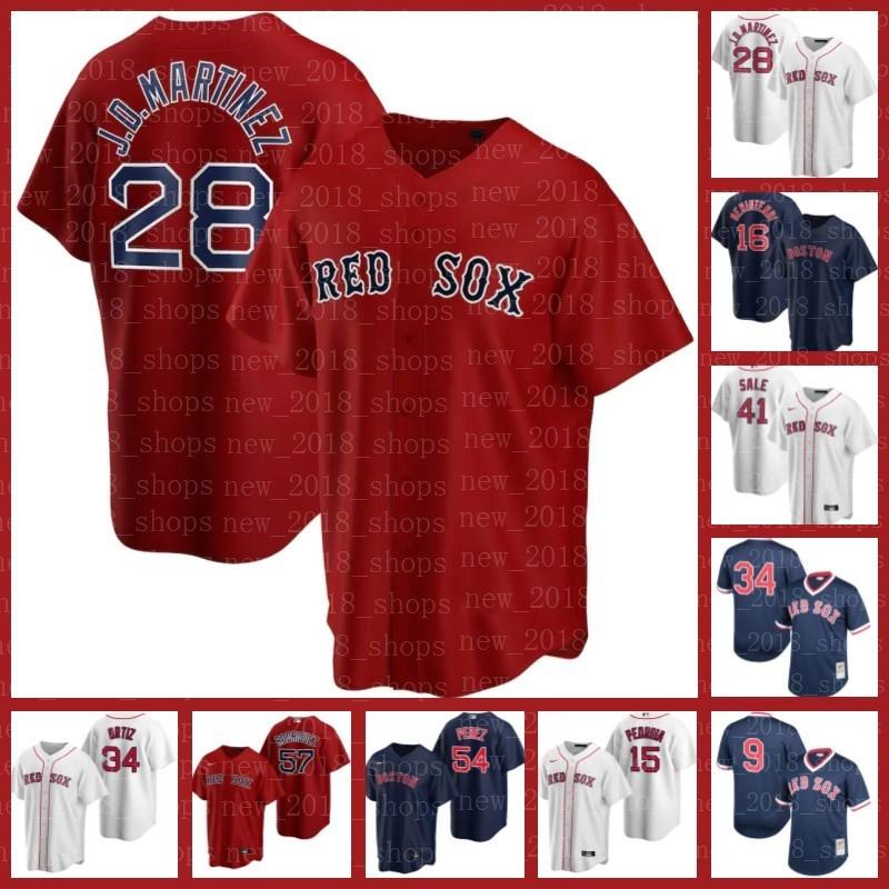 

Boston Red Sox Jerseys 28 J.D. Martinez 5 Enrique Hernandez 34 David Ortiz 41 Chris Sale 11 Rafael Devers Baseball 19 Franchy Cordero, Blue;black