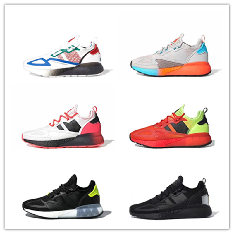 

Outdoor ZX 2K Shoes For Mens&Womens All black runner sport shoe size 39-45 Man white red Casual Trainers