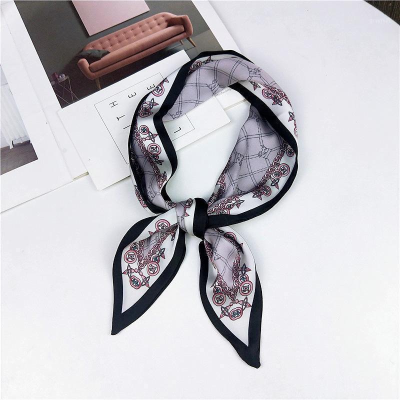 

Scarves Fashion Long Women Scarf Female Belt Skinny Head For Ladies Silk Tie Bag Ribbons & Wraps, Blue;gray