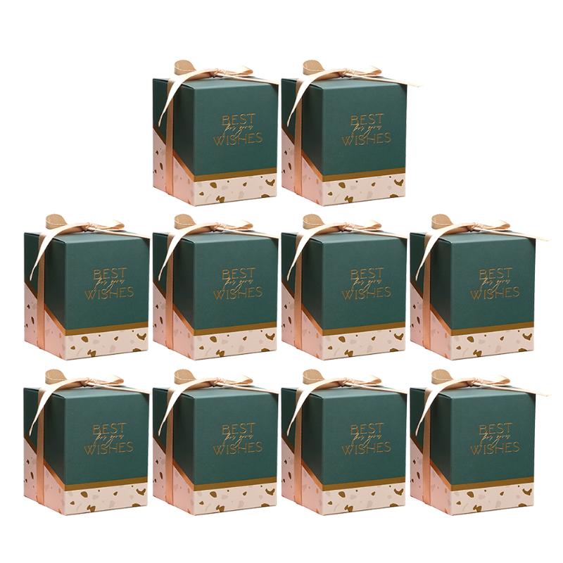 

Gift Wrap 10 Pcs Case Portable Paper Storage Handbag Wedding Party Candy Bags