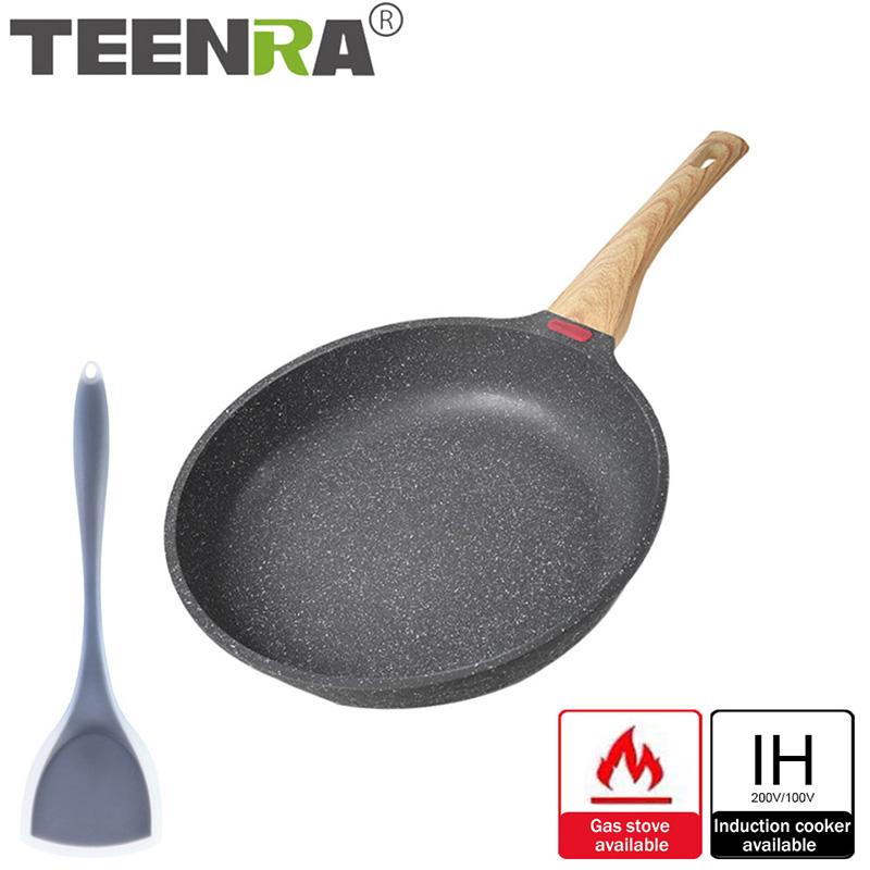 

20Cm Non-stick Wok Pancake Steak Pan Aluminum Fried Temperature Instruction Frying Household Pot Cookware Pans
