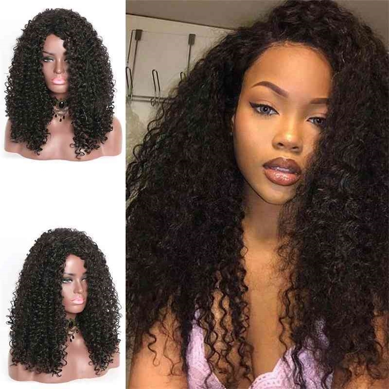 

fluffy long hair Hot small curly wavy high temperature filament headgear