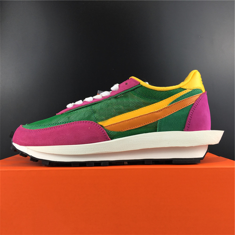 

Top Quality Shoes Mens Pine Green LVD Ldwaffles Daybreak x Sacais Casual Grey Purple Yellow Running Sneakers Size, Bubble wrap packaging