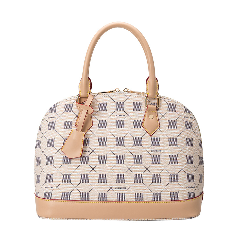 

factory outlet ladies leathers bags simple retro printed handbag winter wild letters fashion shell bag elegant contrast leather handbags sweet matching backpack, White-94-small