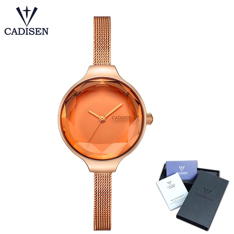 

Fashion Brand Women Quartz Watch Stainless Steel Top Band Dress Watches Womens Wristwatches Relogio Feminino, Slivery;brown