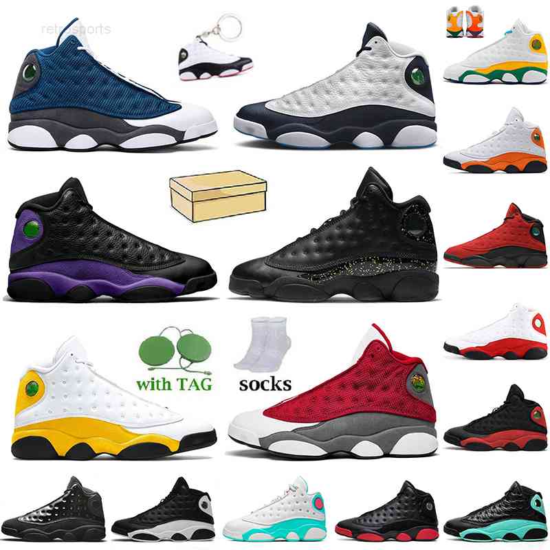 

Wholesale 13s Mens Basketball Shoes University Gold Del Sol 13 Sneakers Women Red Flint Court Purple Hyper, A19 atmosphere grey 40-47