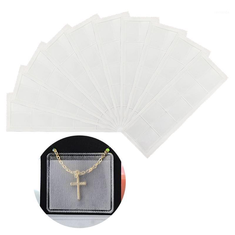 

Jewelry Pouches, Bags Self Adhesive Necklace Chain Pouch Display Cards Loose Pockets Dropship