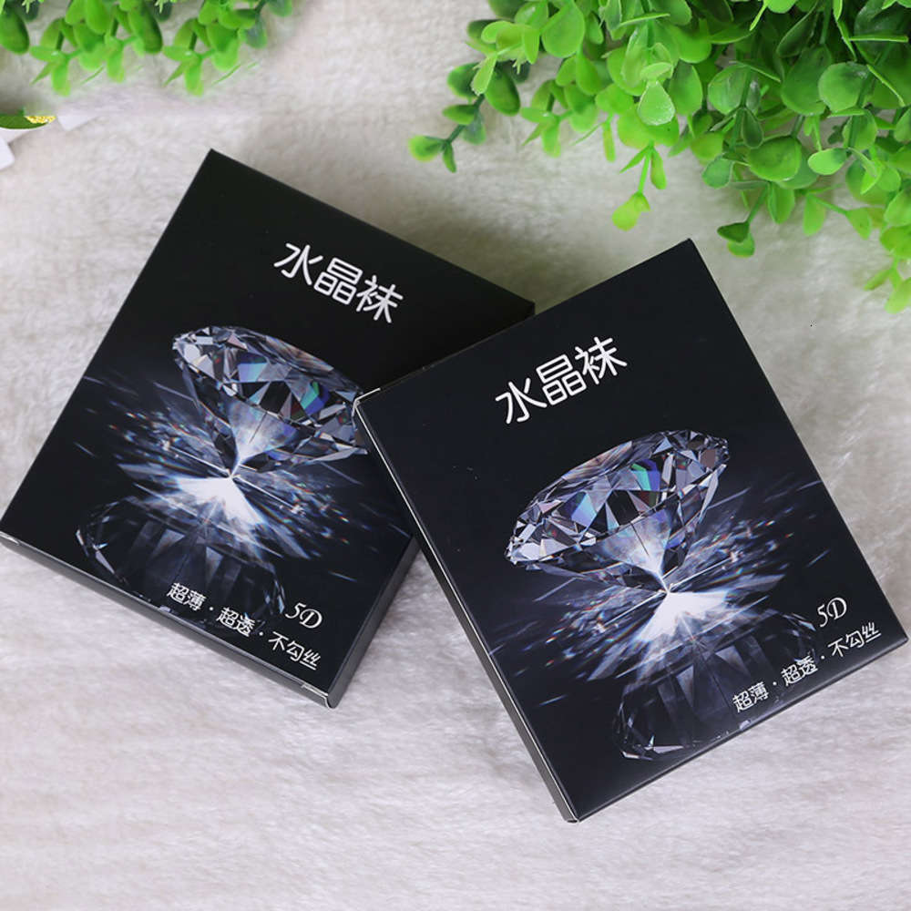 

Sold out summer super thin 5D crystal stockings anti hook silk pantyhose elastic women's socks, Black;white