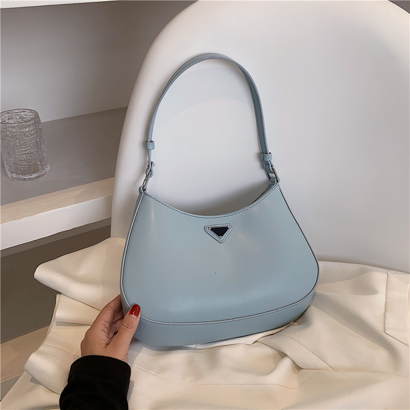 

style armpit bag spring new leisure shoulder fashion portable women's Purse sale, White