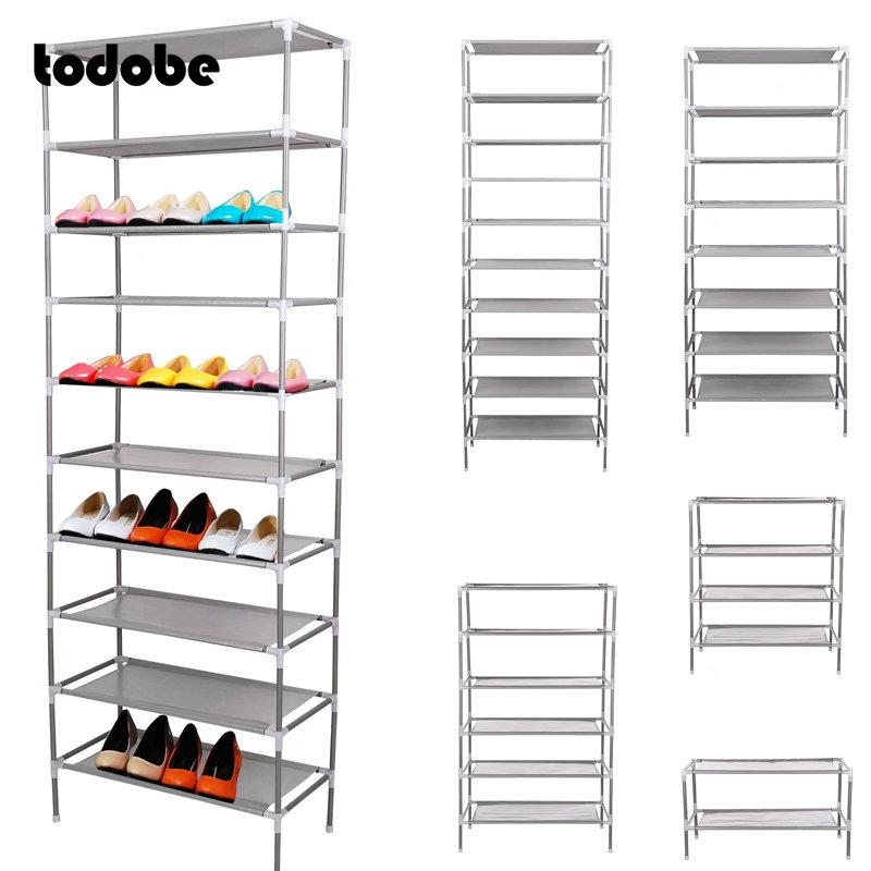 

Clothing & Wardrobe Storage Multilayer Simple Shoe Rack Easy To Install Shoes Shelf Home Dorm Dustproof Nonwoven Fabric Space Saver Cabinet