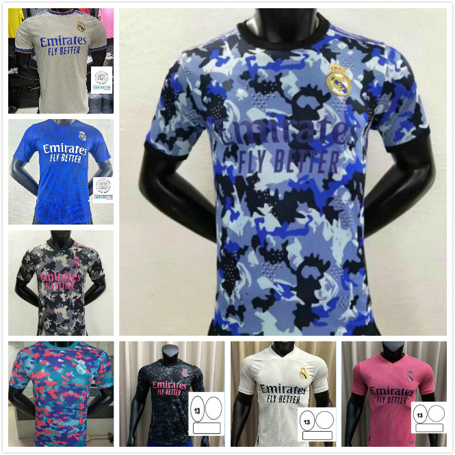 

Player Version Real Madrid Soccer Jerseys 2021 2022 #7 HAZARD #9 BENZEMA home away 20/21 Men Football Shirts Sports Uniforms, 20/21 player version