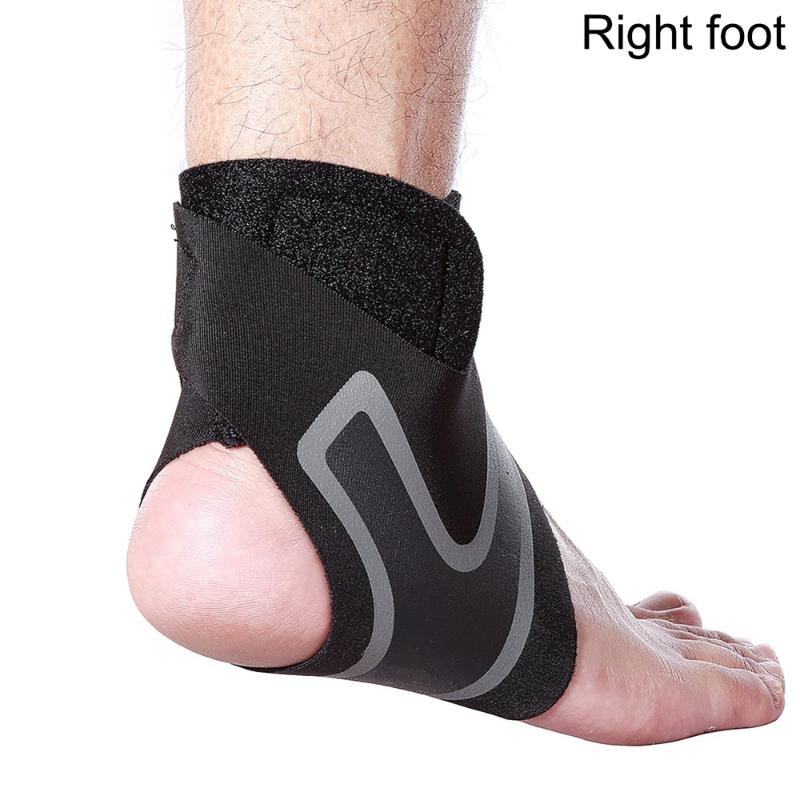 

Ankle Support Right Foot Adjustable Brace Breathable Sleeve For Men Women Comfortable Elastic Fabric Strong Paste, As pic